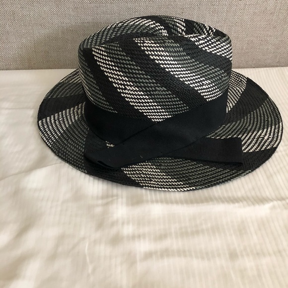 Anthropologie Monochrome Striped Hat - Picture 3 of 3